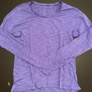 Long Sleeve Purple Lululemon Top
